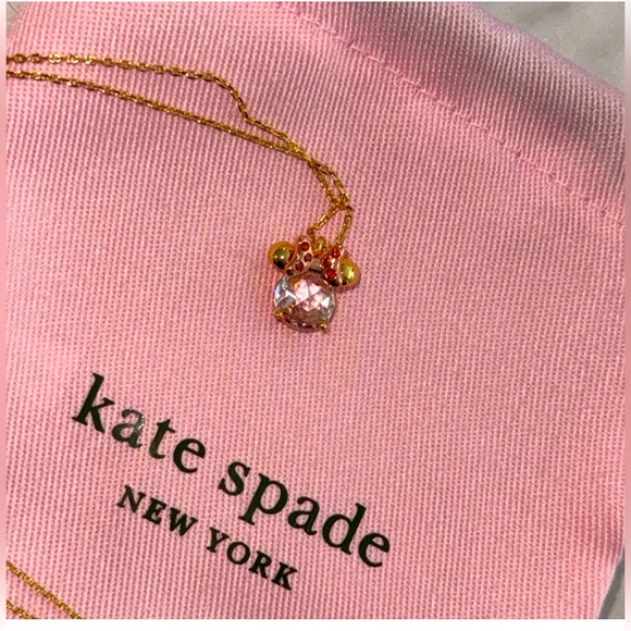 kate spade Jewelry - Kate Spade x Disney $69 NWT Collab Minnie
Mouse Necklace - NWT & Dustbag